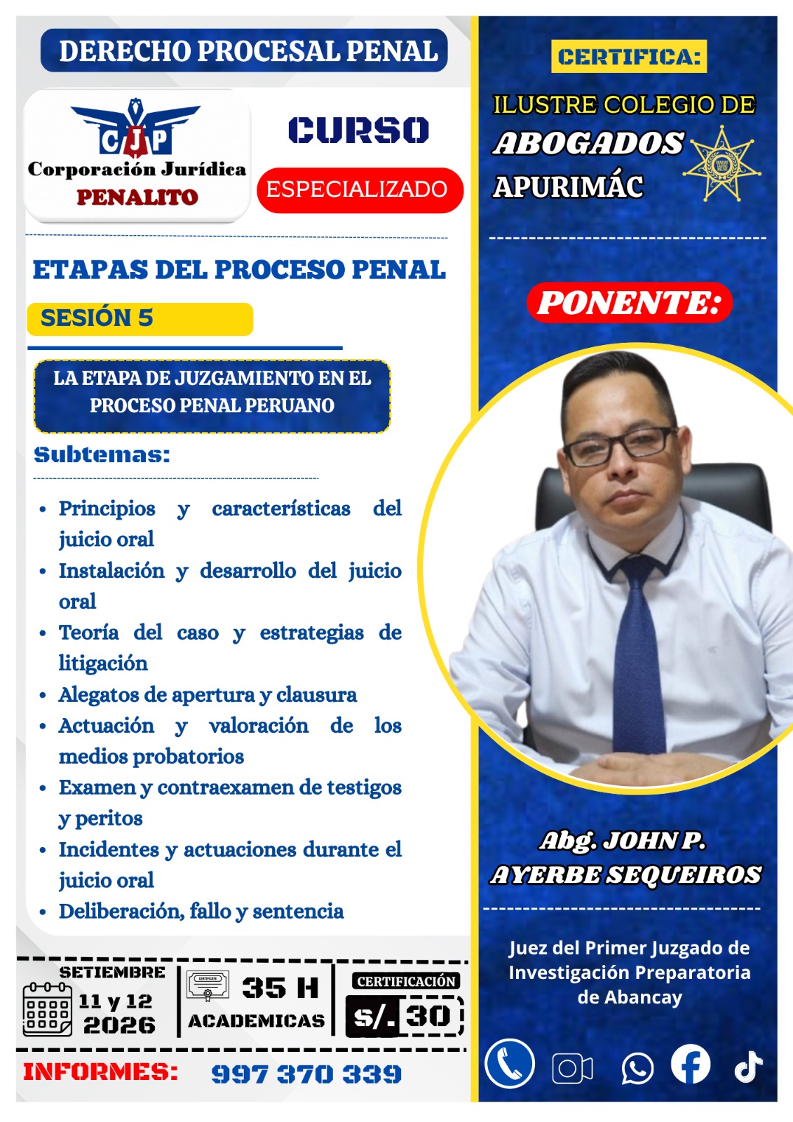 Capacitación en Derecho Penal